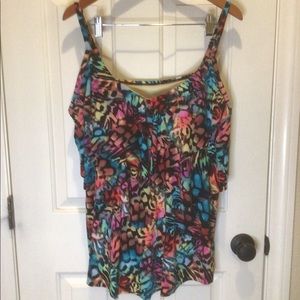 Women's Tiered Tankini Top